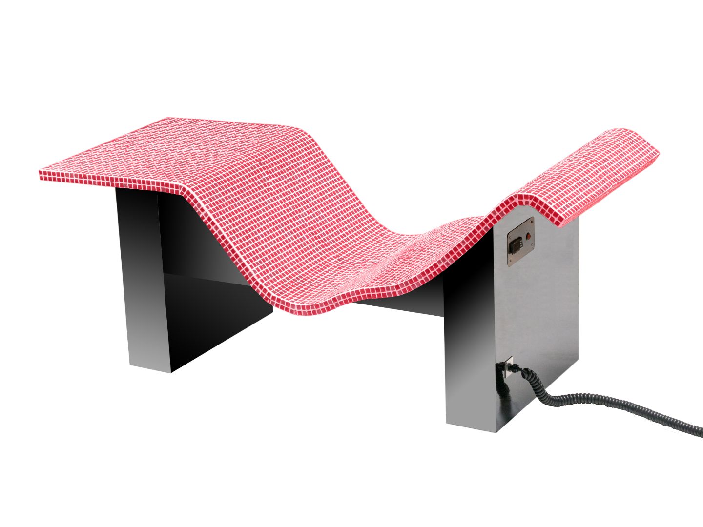 Heated Lounger Style Red